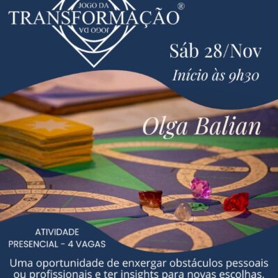 Vivência com o Jogo da Transformação – Presencial - até 4 pessoas